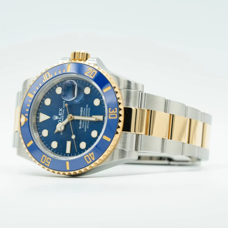 Rolex Submariner Two Tone Blue Bezel