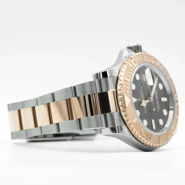 Rolex Yacht master two tone rose gold chocolate dial
