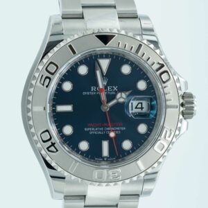 Rolex yacht Master 40mm blue dial plat bezel