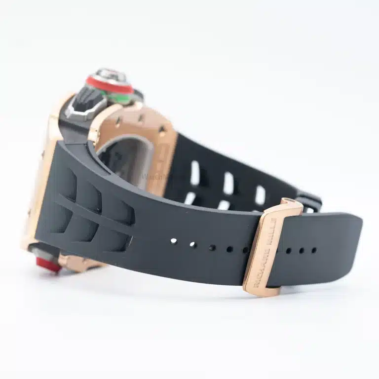Richard Mille RM65-01 black rubber strap