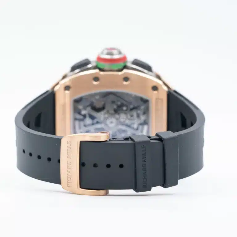 Richard Mille RM65-01 rose gold black strap