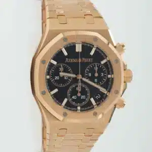 AP Rose Gold Black Dial