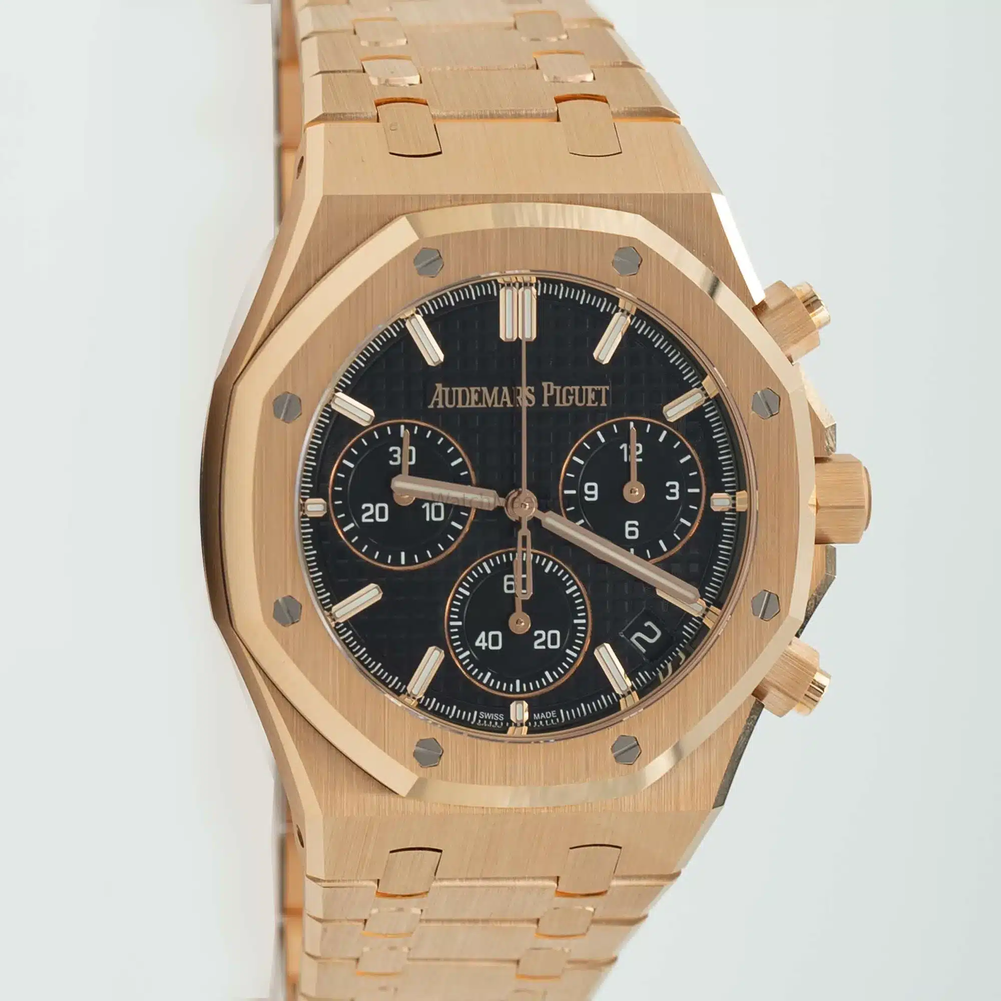 AP Rose Gold Black Dial