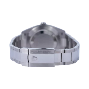 Rolex Datejust 41 White Roman New Smooth Bezel Oyster