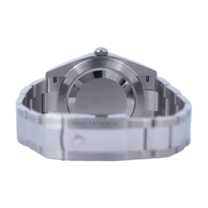 Rolex Datejust 41 White Roman New Smooth Bezel Oyster bracelet