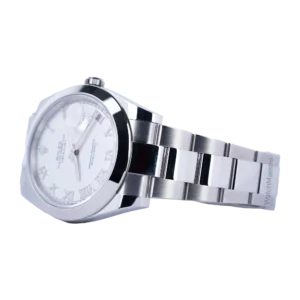 Rolex Datejust 41mm White Roman Dial New