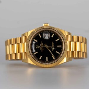 Rolex Day Date 40 Yellow Gold Black Motif