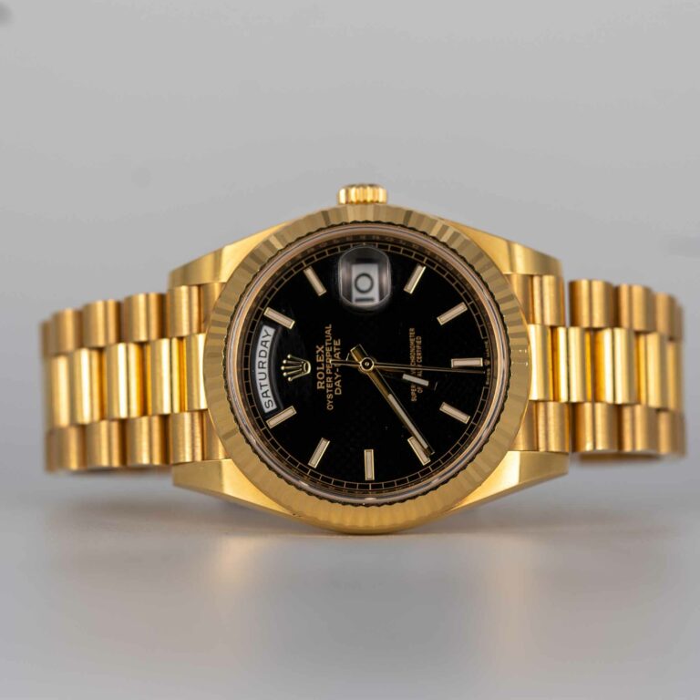 Rolex Day Date 40 Yellow Gold Black Motif