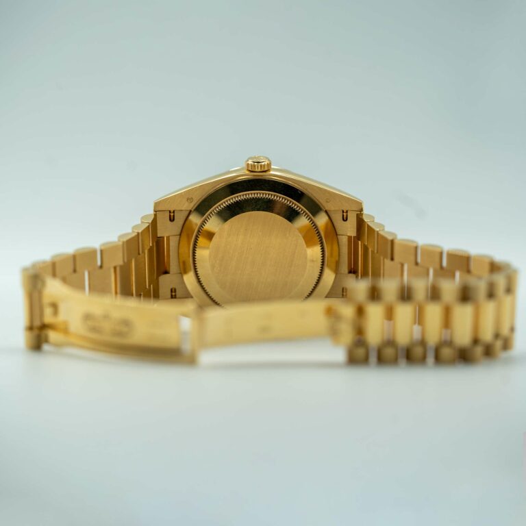 Rolex Day Date Gold Black Motif