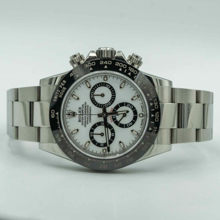 Rolex Daytona Panda Used white dial