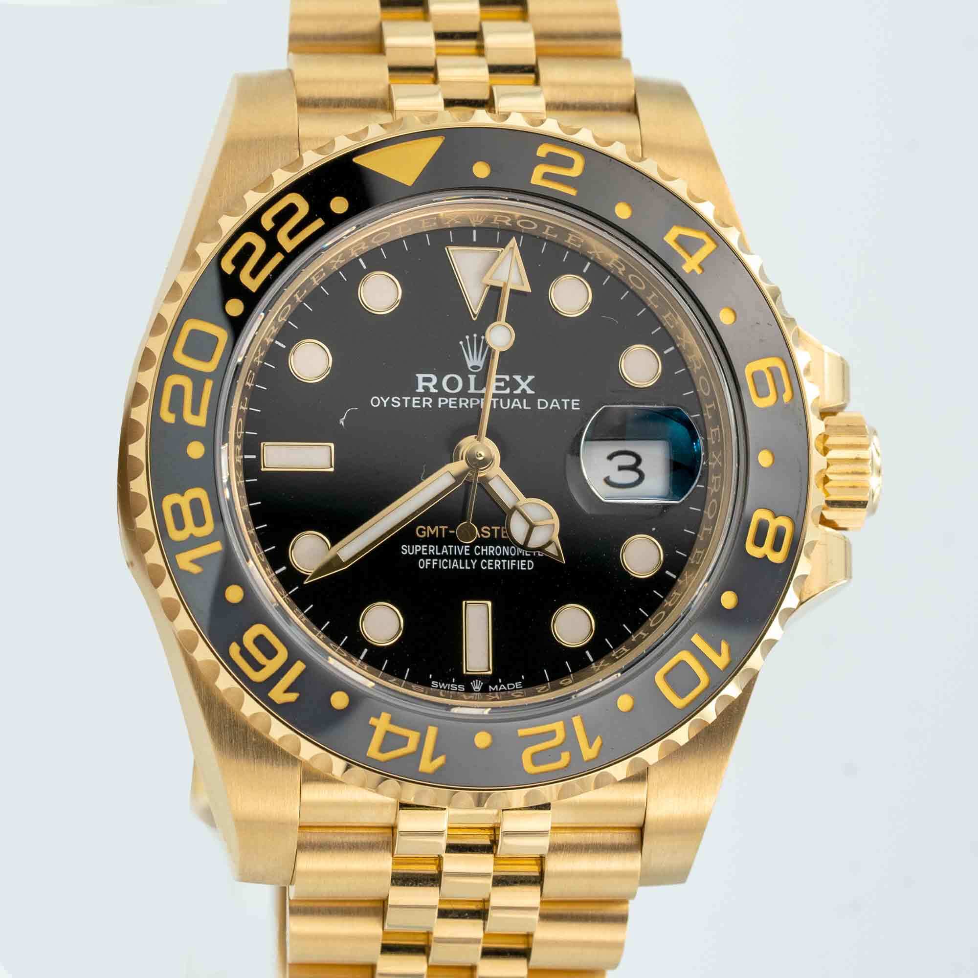 Rolex GMT Master II Yellow Gold Jubilee