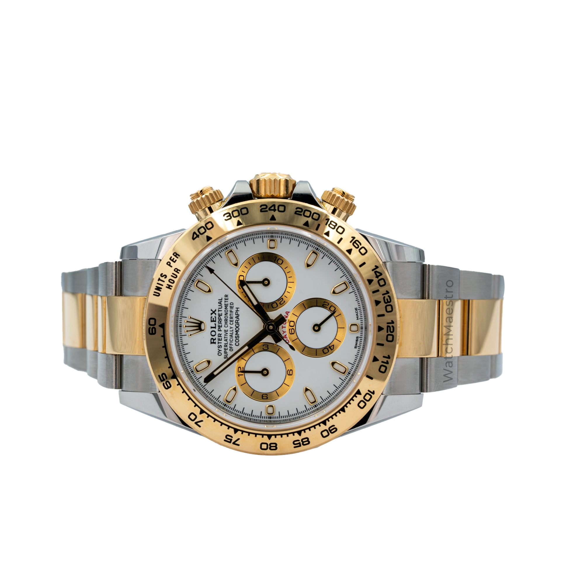 Rolex Daytona Two Tone White Chronograph