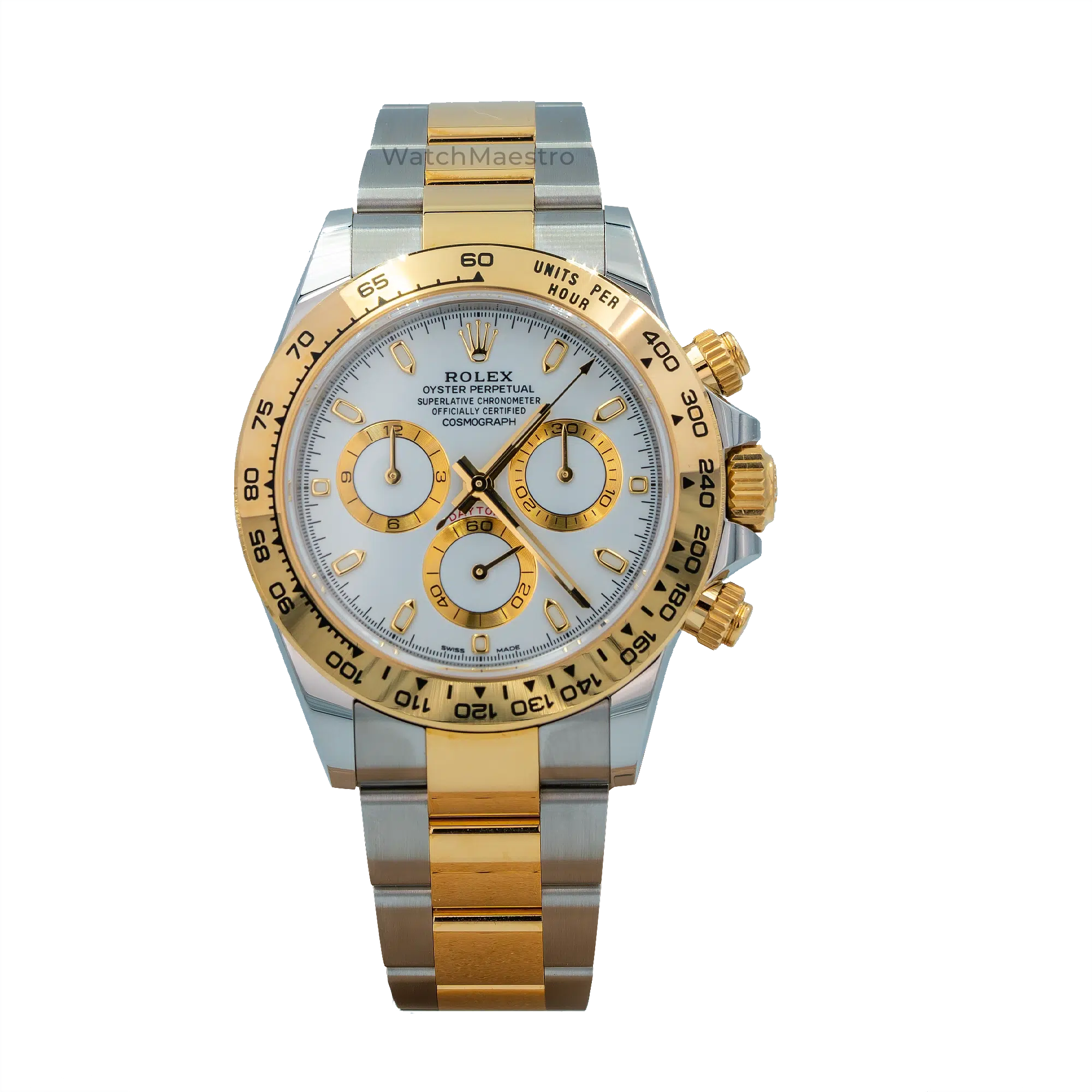 Rolex Daytona Two Tone White Dial
