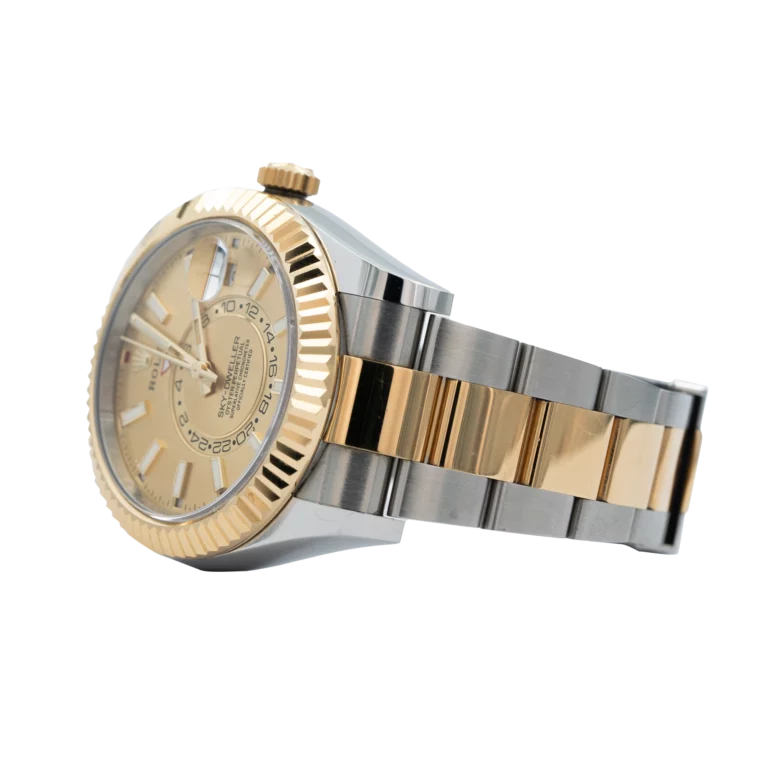 Rolex Sky Dweller Two Tone Champ Dial