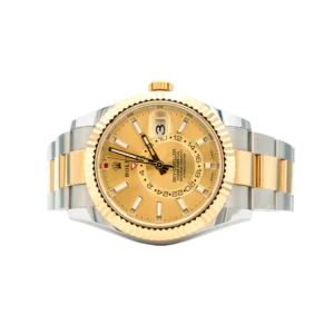 Rolex Sky Dweller Two Tone Champagne