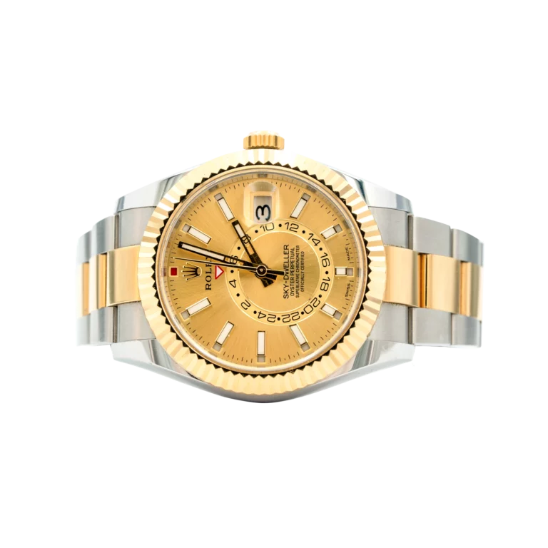Rolex Sky Dweller Two Tone Champagne