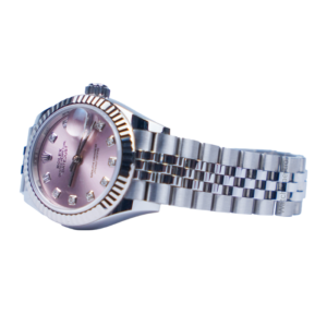 Rolex Datejust 28 Pink Dial Jubilee