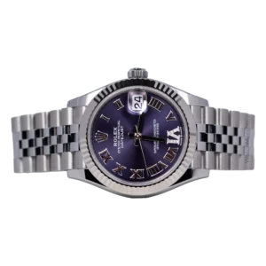 Rolex Datejust 31 Purple Roman Dial and Jubilee Bracelet side 2