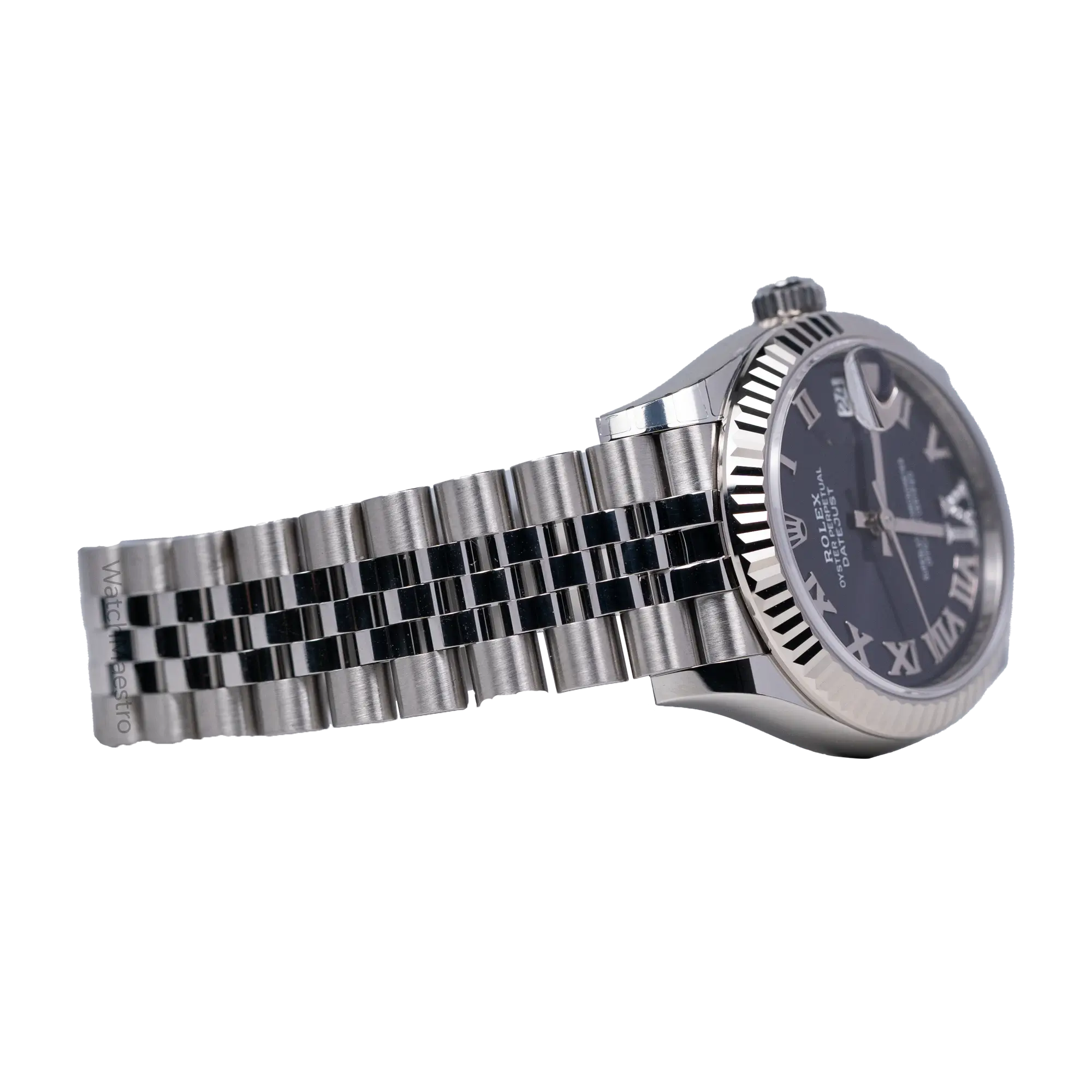 Rolex Datejust 31 Purple Roman Dial and Jubilee Bracelet side 2
