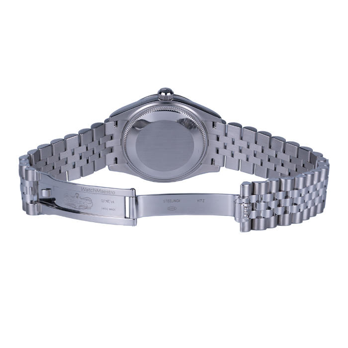 Rolex Datejust 31 Steel Dark Grey Roman Dial Jubilee Bracelet