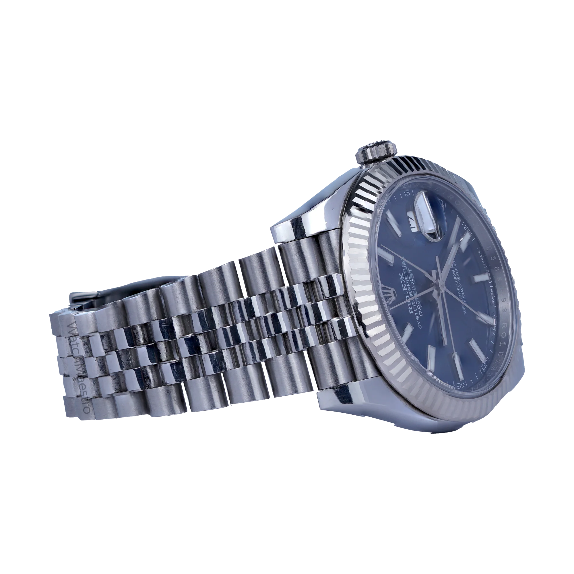 Rolex Datejust 41 Blue Used Fluted