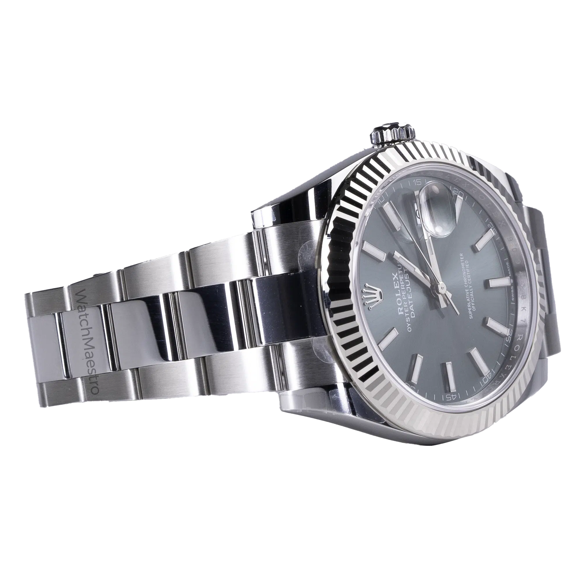 Rolex Datejust Mint Green Fluted Oyster