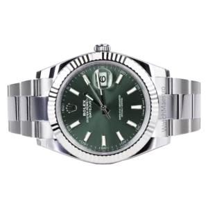 Rolex Datejust Mint Green Oyster Fluted