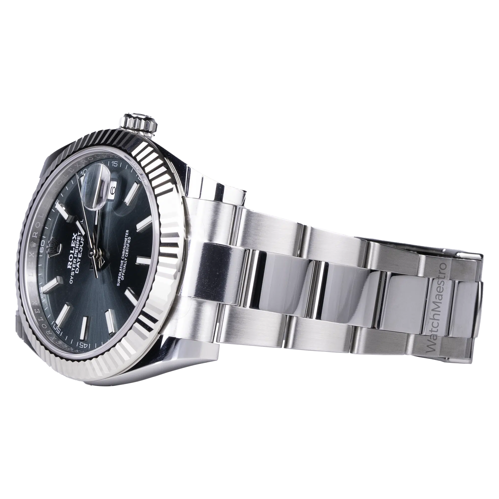 Rolex Datejust Mint Green Oyster bracelet