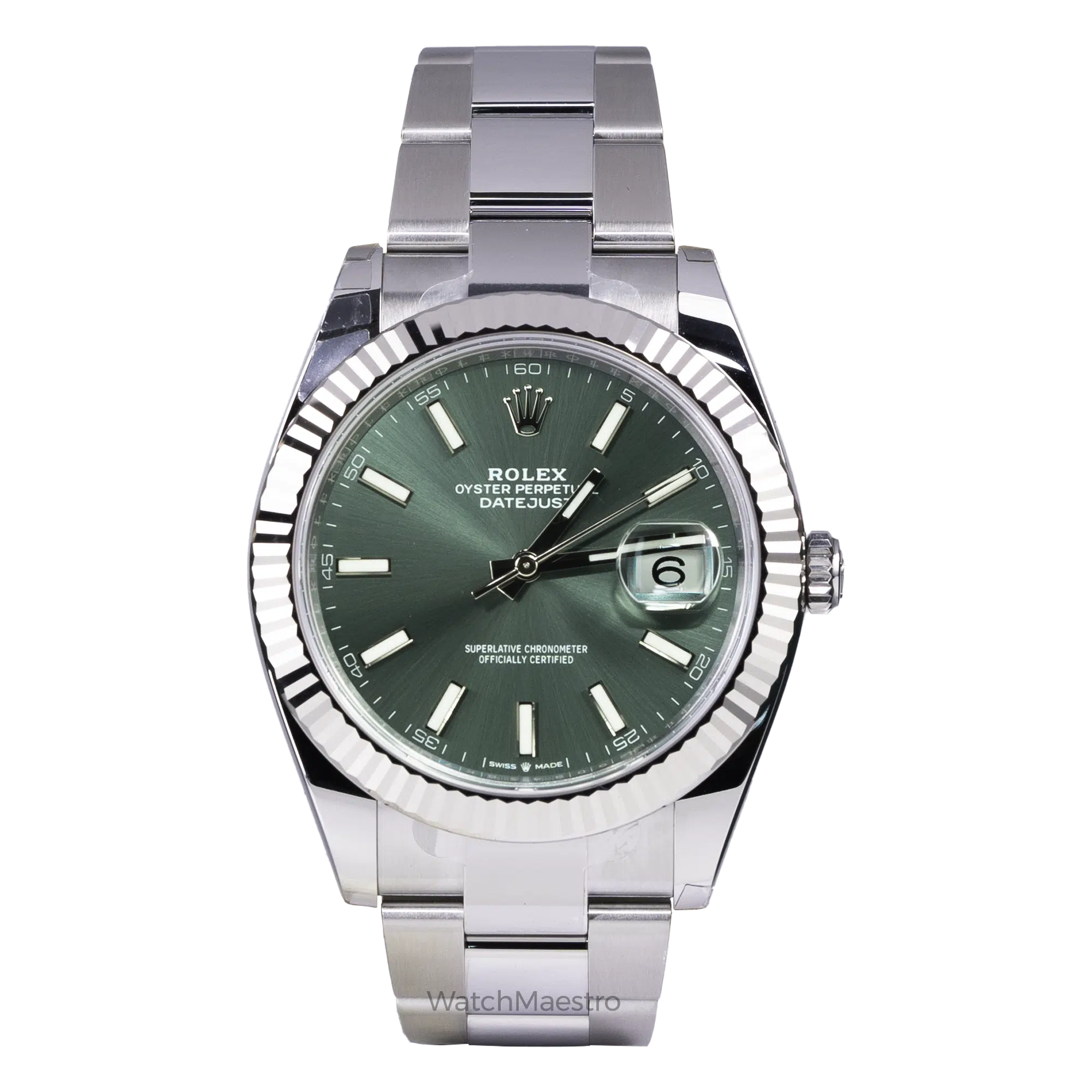 Rolex Datejust Mint Green Oyster