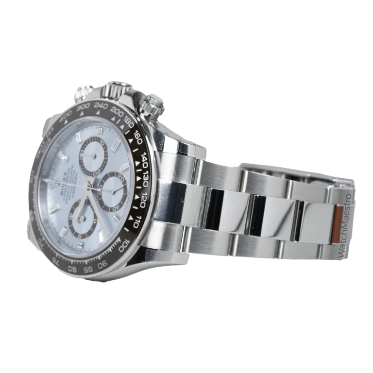 Rolex Daytona Ice Blue Platinum 126506 open case back