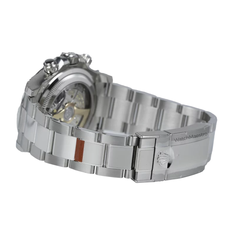 Rolex Daytona Ice Blue Platinum 126506 open case back new