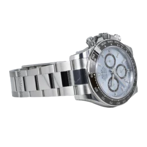 Rolex Daytona Ice Blue Platinum open case back 126506