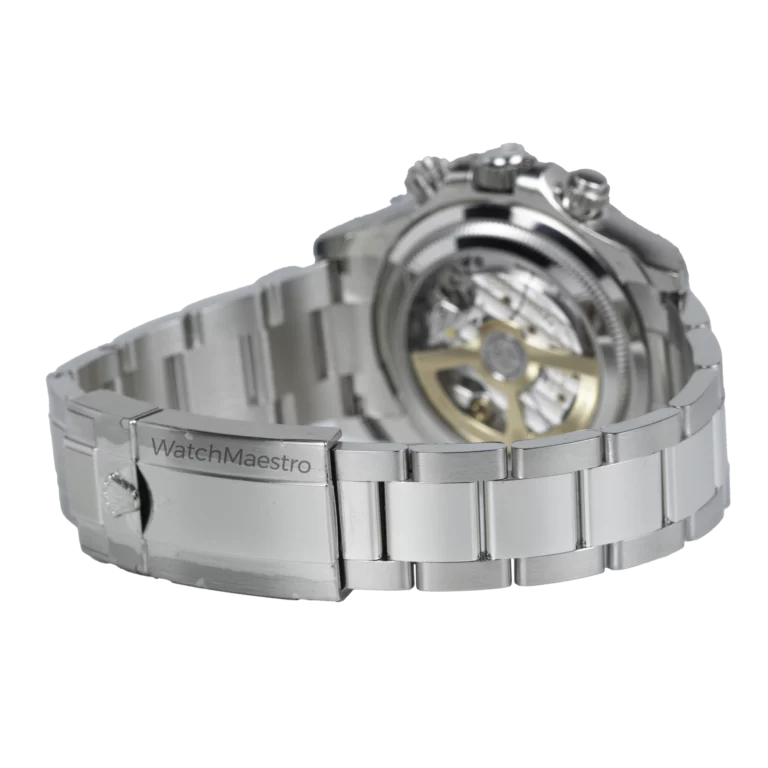 Rolex Daytona Ice Blue Platinum open case back