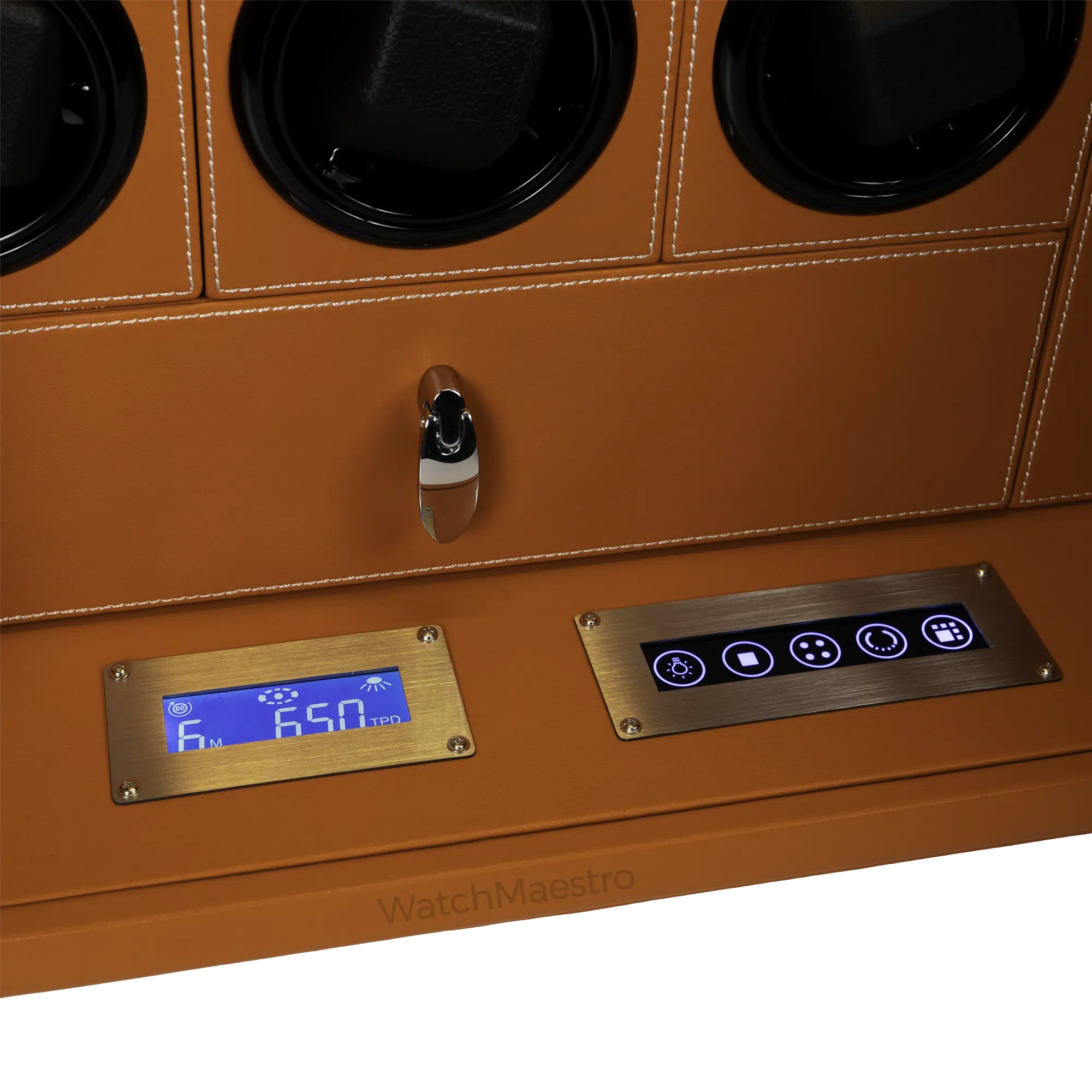 Watch Winder Safe Orange 2