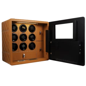 Watch Winder Safe Orange 5