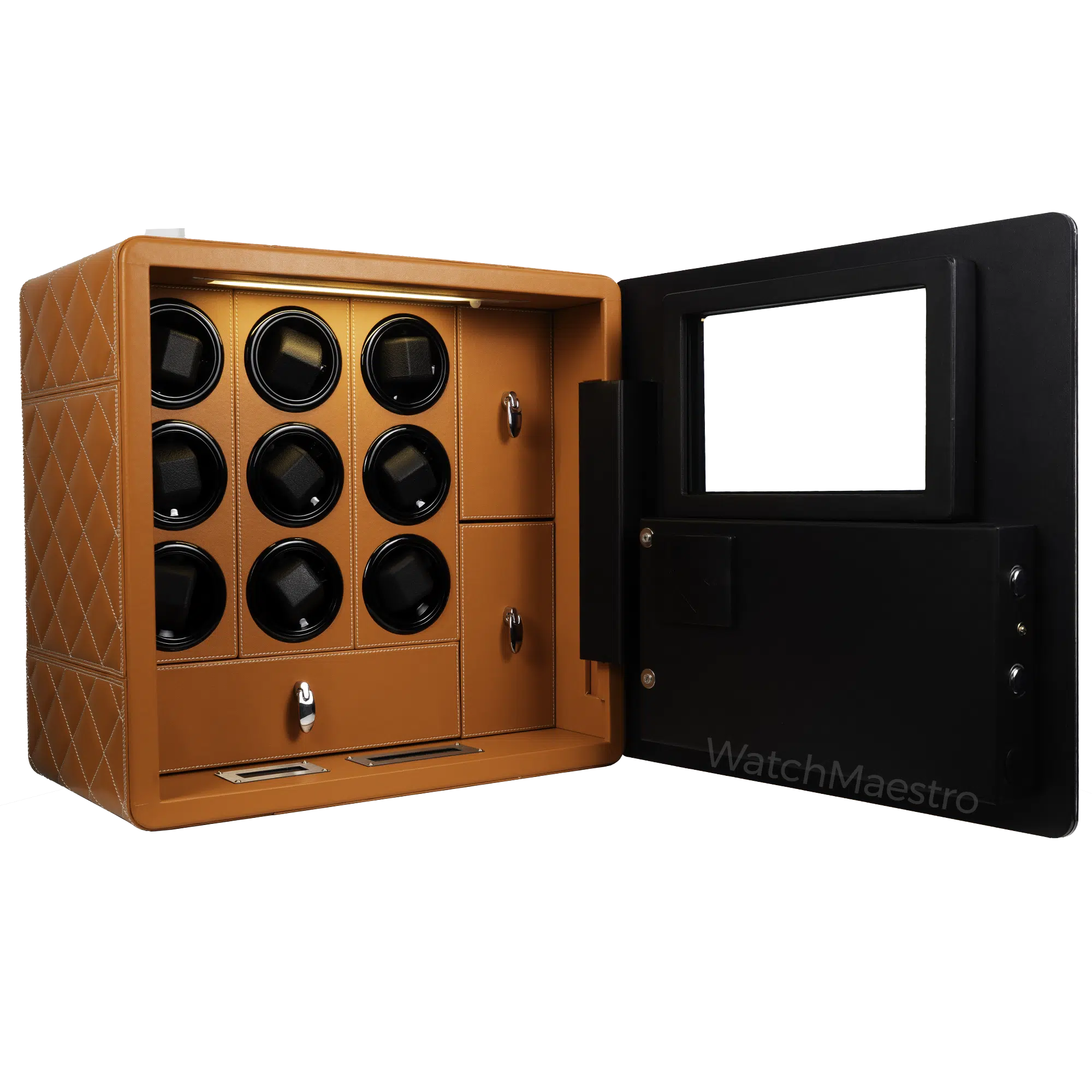 Watch Winder Safe Orange 5