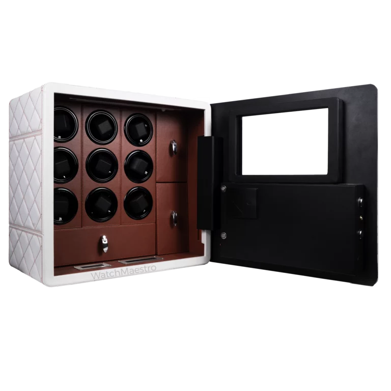 Watch Winder Safe White 3