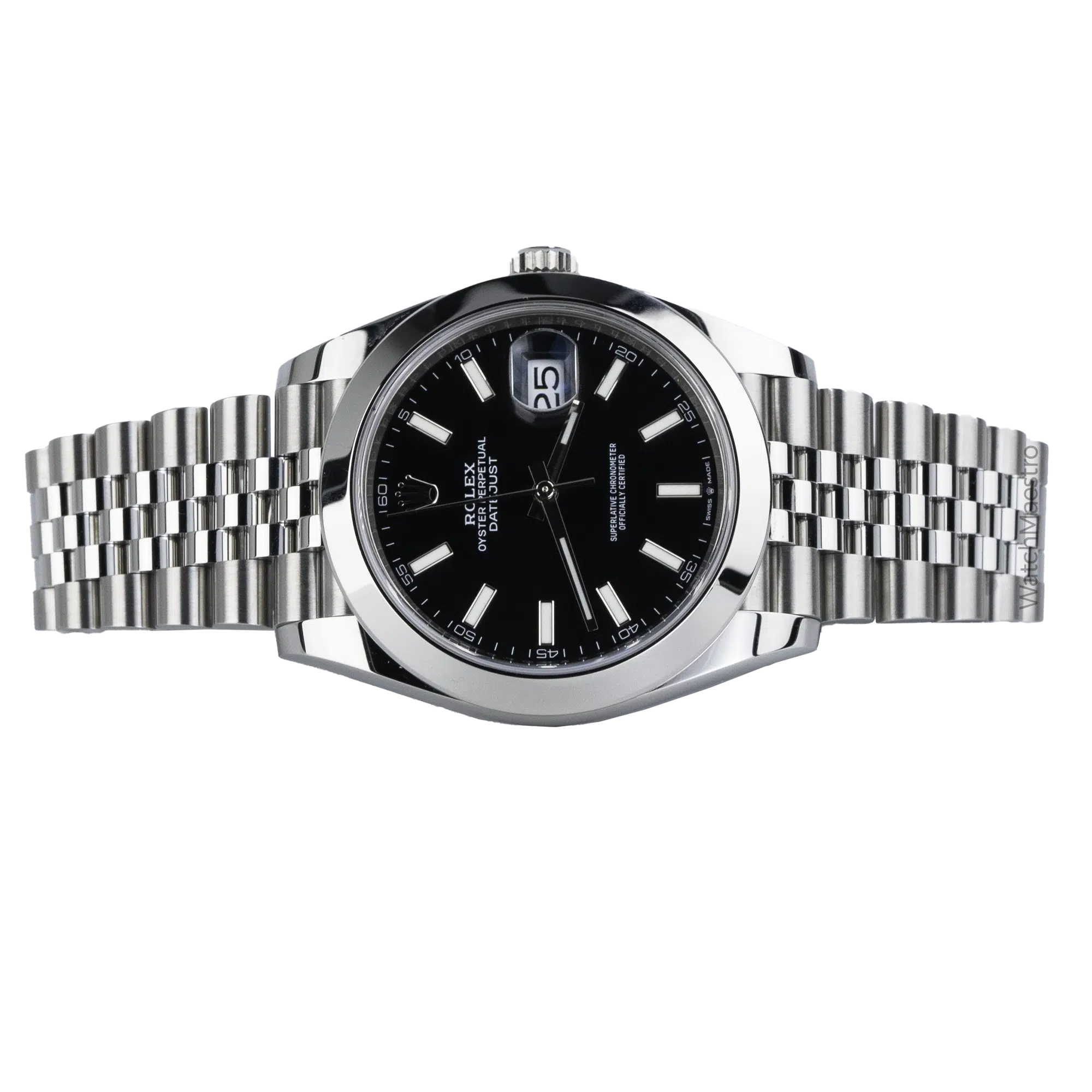 Rolex Datejust Black Smooth Jubilee 2