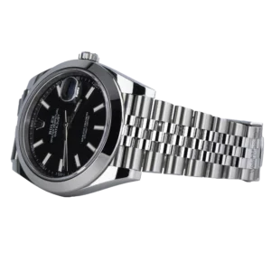 Rolex Datejust Black Smooth Jubilee 3