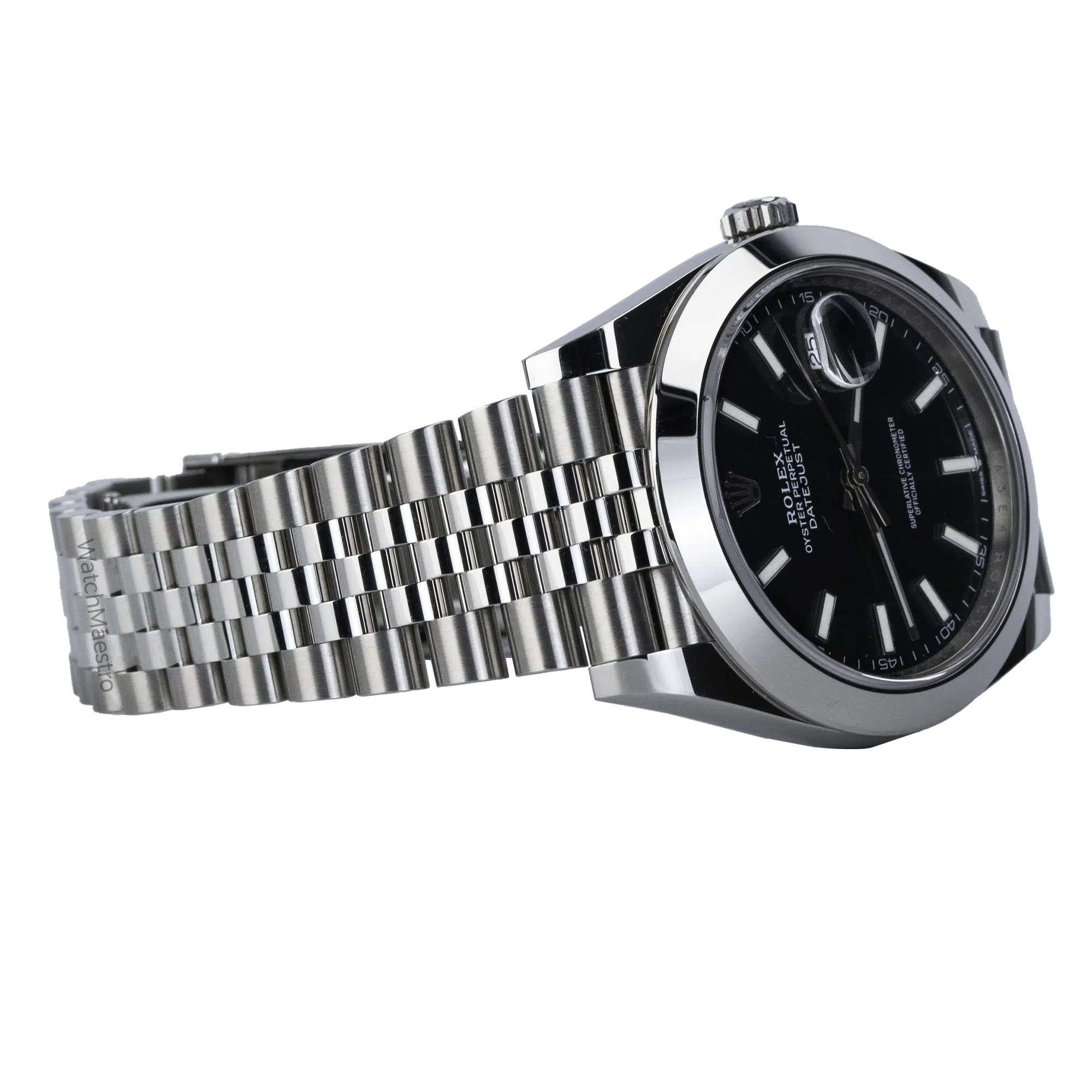 Rolex Datejust Black Smooth Jubilee 4