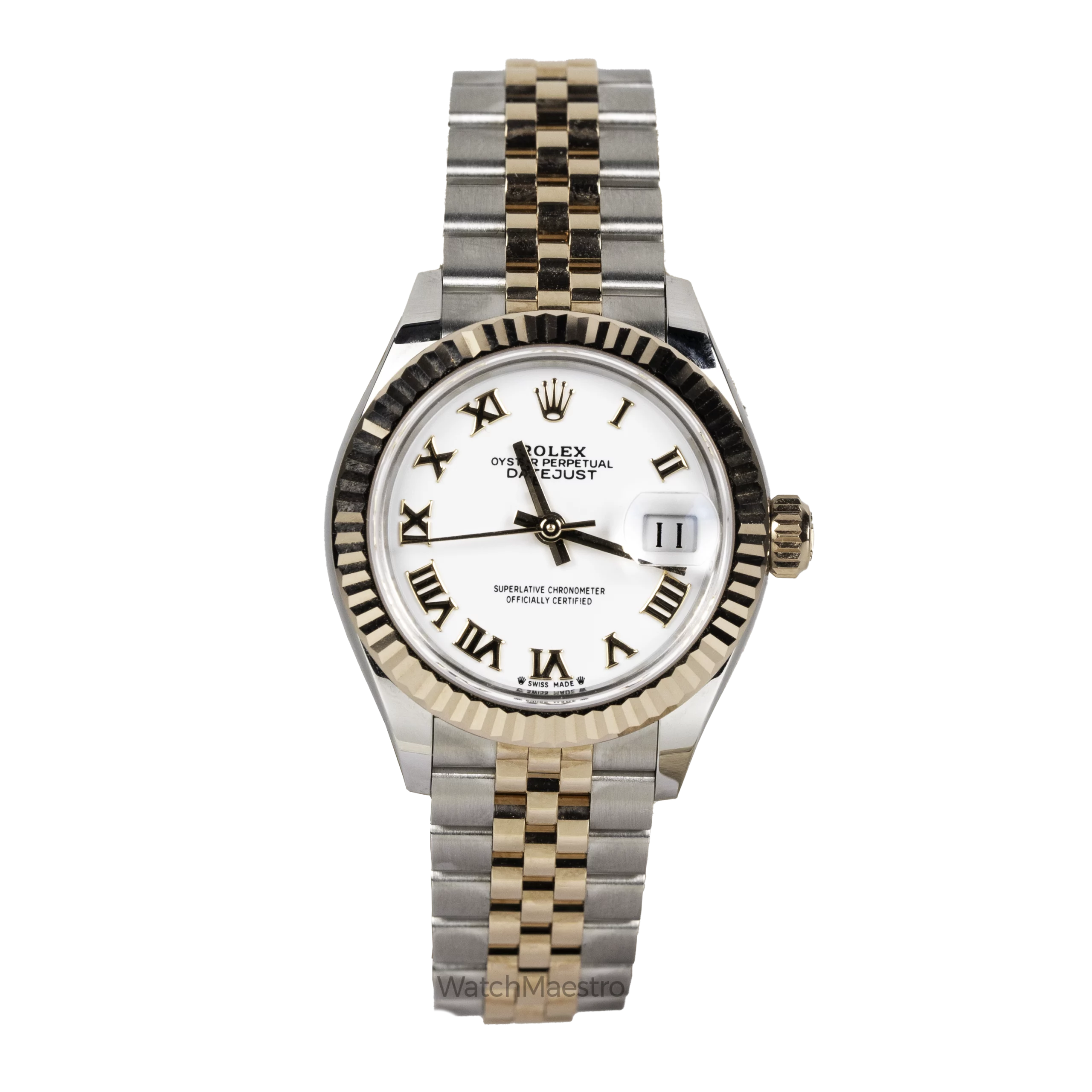 Rolex Datejust 28 White Roman 1