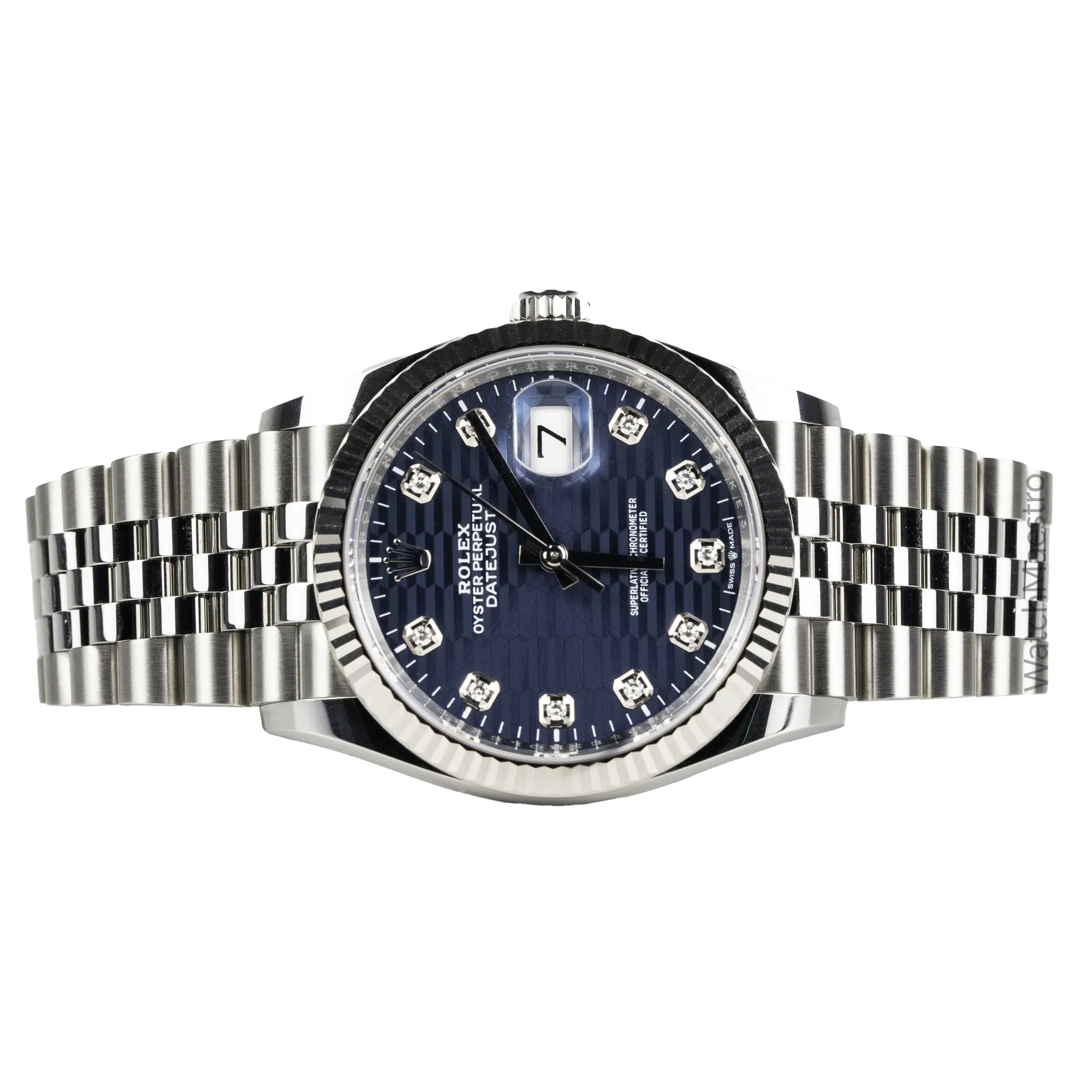 Rolex Datejust 36 Jubilee Blue Motif Diamonds 2