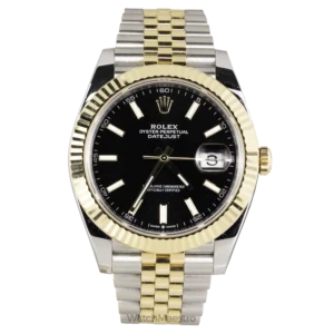 Rolex Datejust Black Dial Two Tone 1