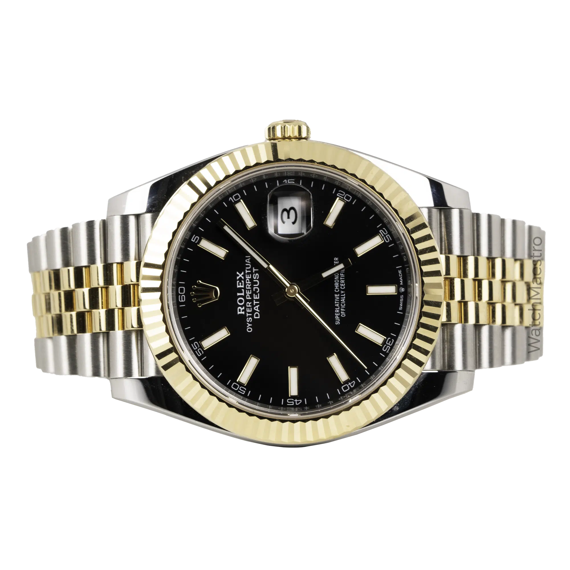 Rolex Datejust Black Dial Two Tone 2