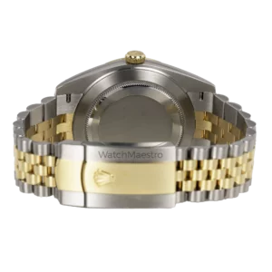 Rolex Datejust Black Dial Two Tone 6c