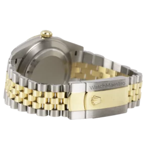 Rolex Datejust Black Dial Two Tone