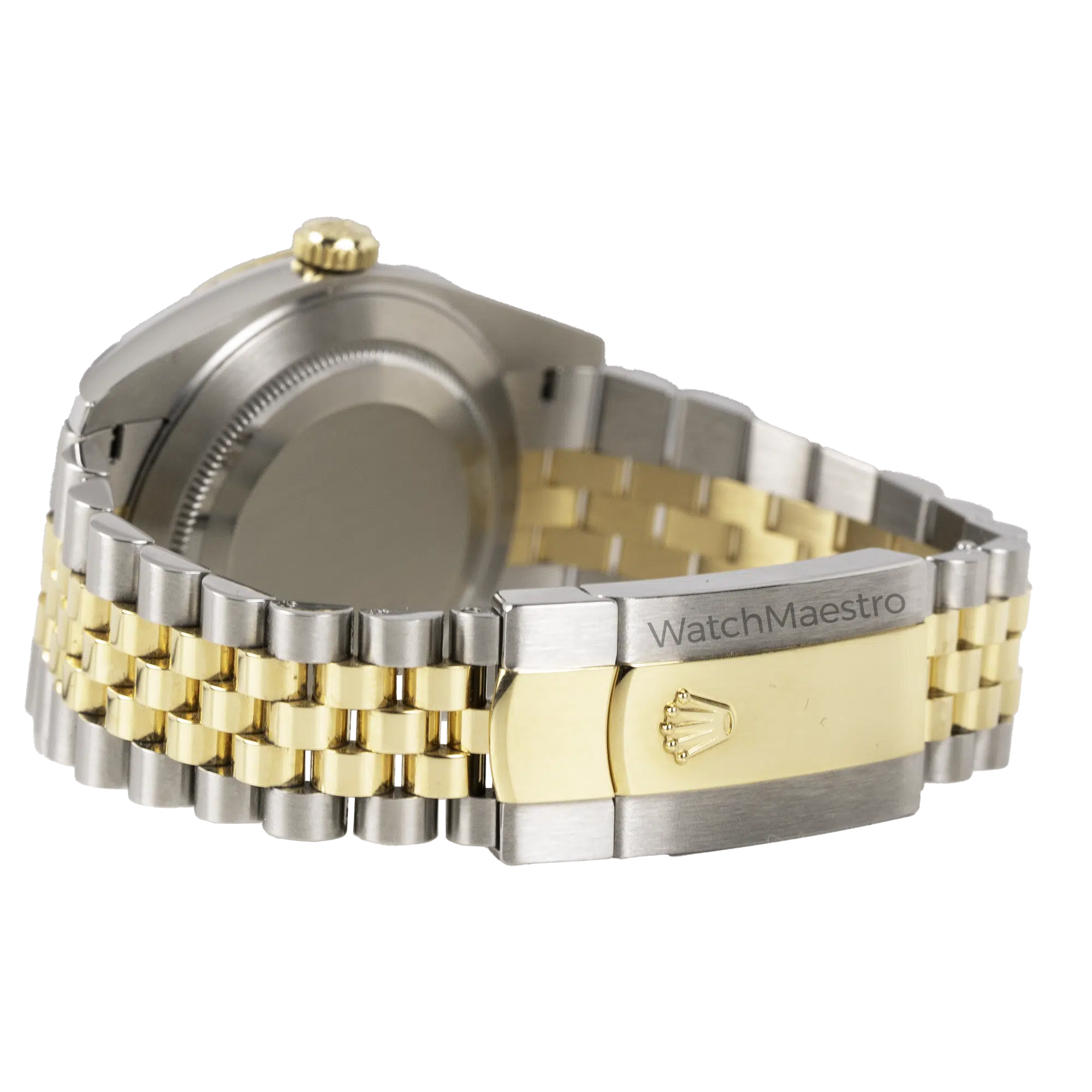 Rolex Datejust Black Dial Two Tone