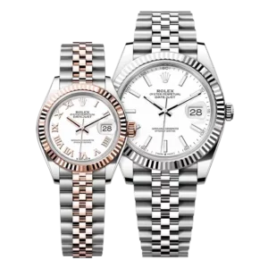 Rolex Datejust White Valentines Bundle