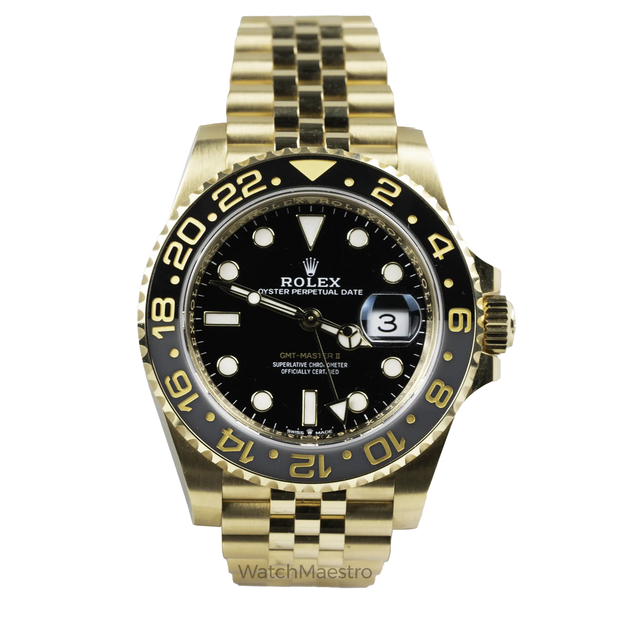 Rolex GMT Master II Yellow Gold 1
