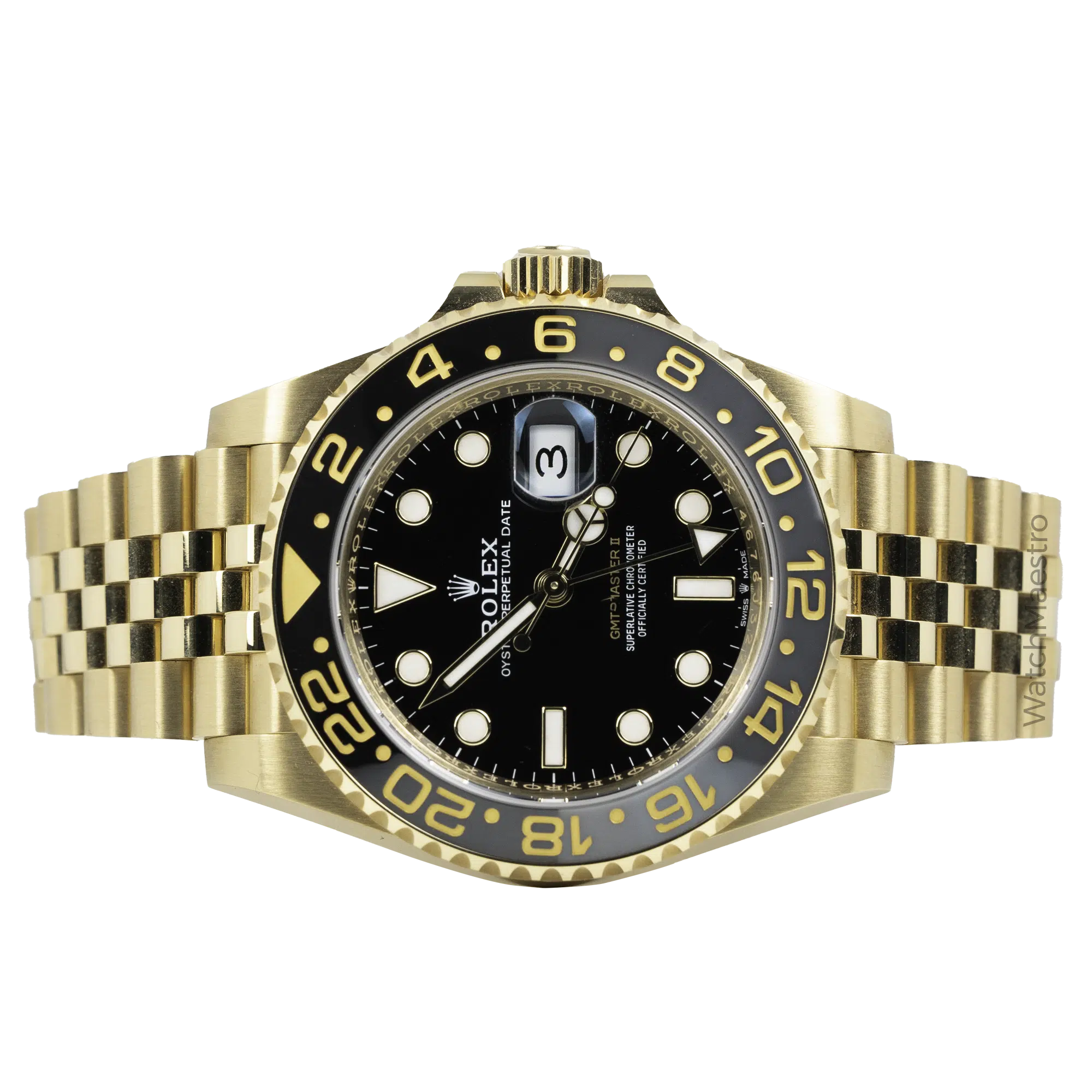 Rolex GMT Master II Yellow Gold 2